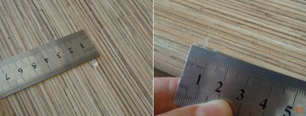 Повреждение столешницы